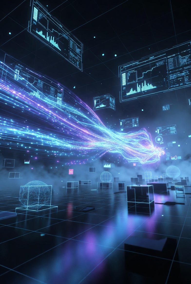 Team working on immersive technology